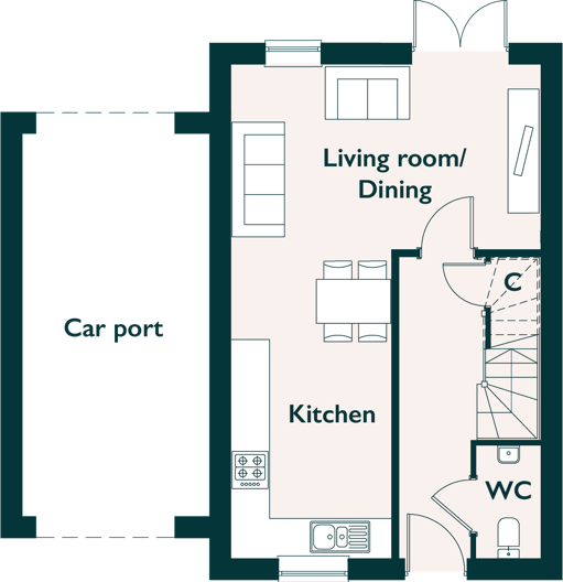 floorplan of ground floor