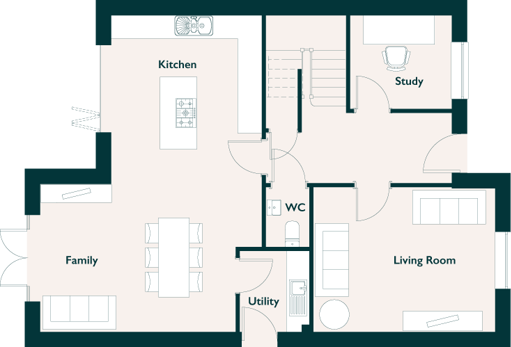 floorplan of ground floor