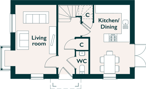floorplan of ground floor