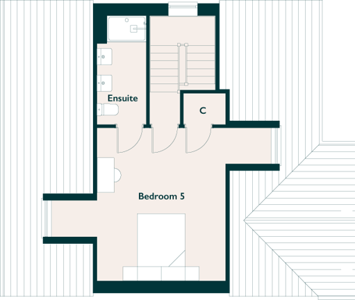floorplan of second floor
