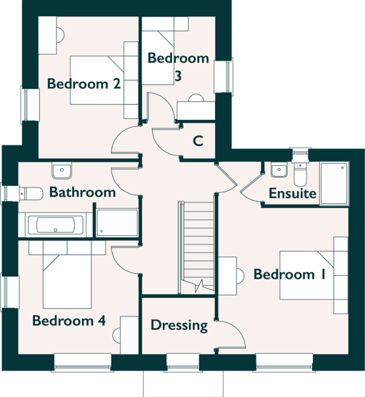 floorplan of first floor