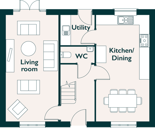 floorplan of ground floor