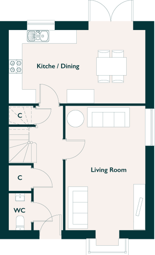 floorplan of ground floor
